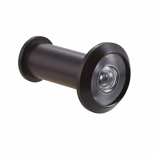 thumbnail image 2 of Harney 5 1/2" Oil-Rubbed Bronze Door Knocker With Viewer – Model 32439 2 of 5
