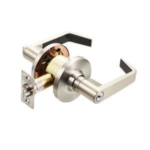 Discount Door Hardware Satin Nickel Commercial Entry Lever